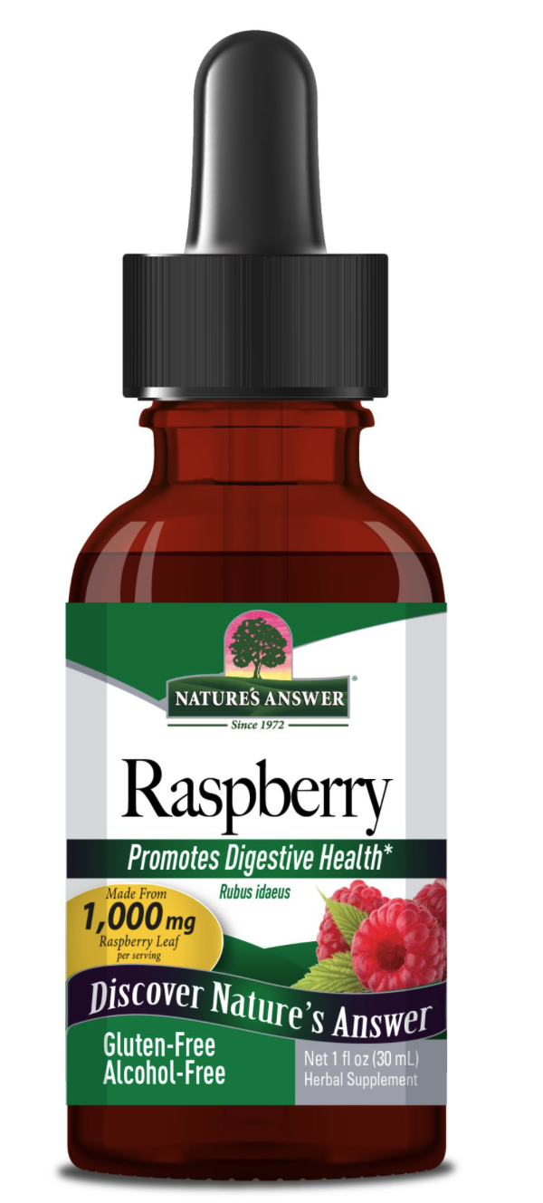 Nature's Answer Raspberry, maliník, extrakt, 30 ml