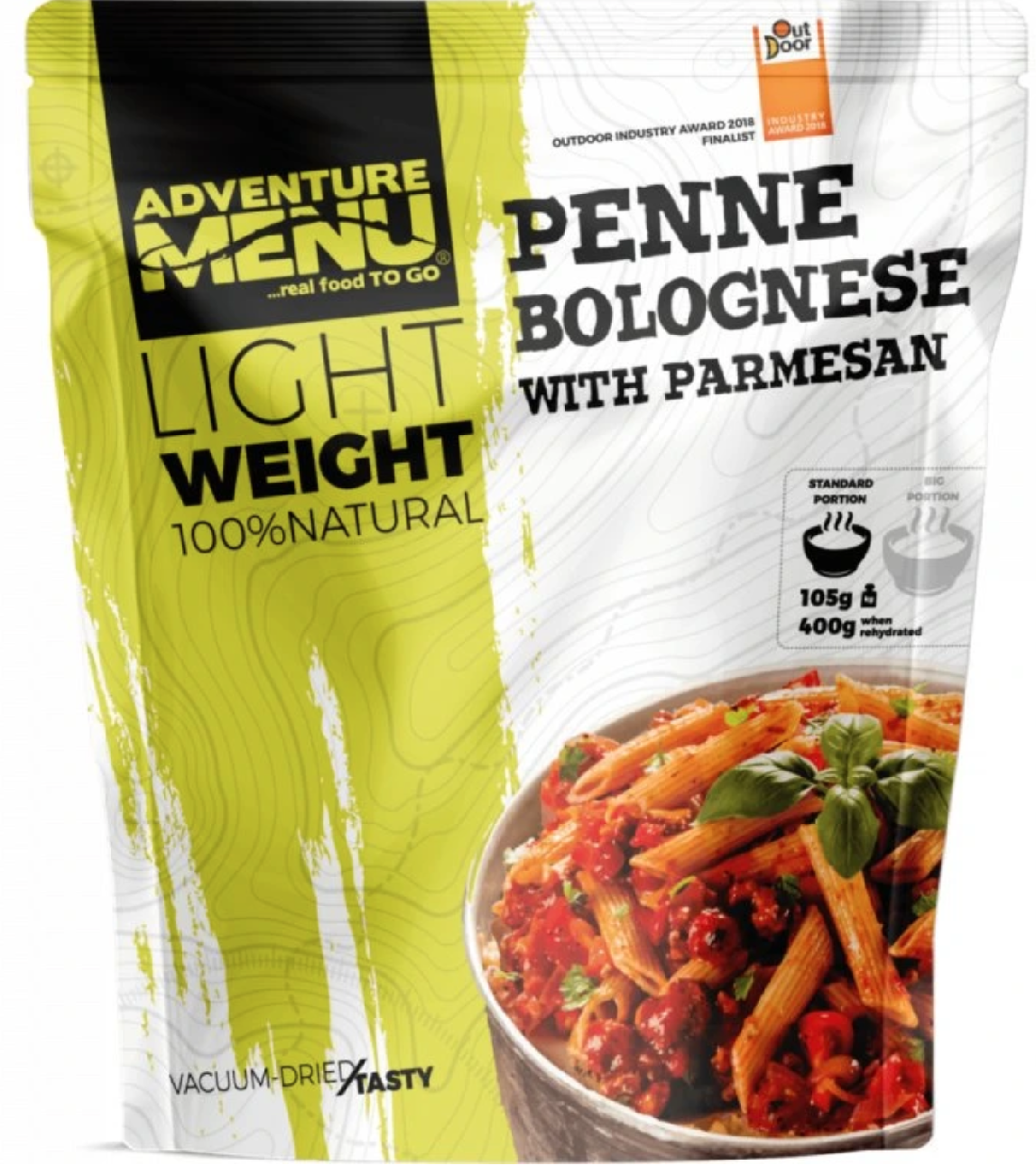 Adventure Menu Lightweight Penne s boloňskou omáčkou a parmezánem 400 g