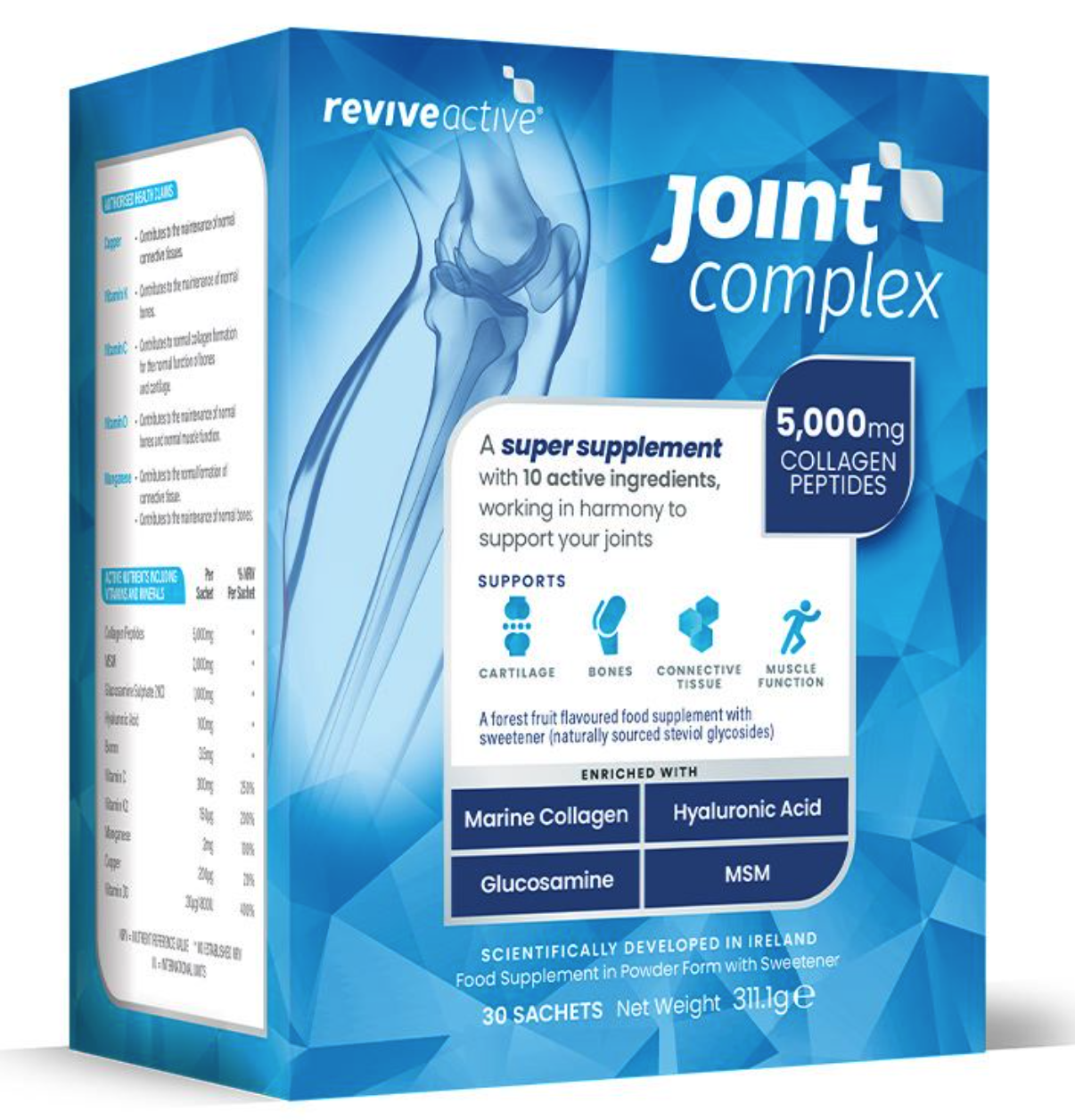 Revive Active Joint Complex, podpora kloubů, lesní plody, 30 sáčků