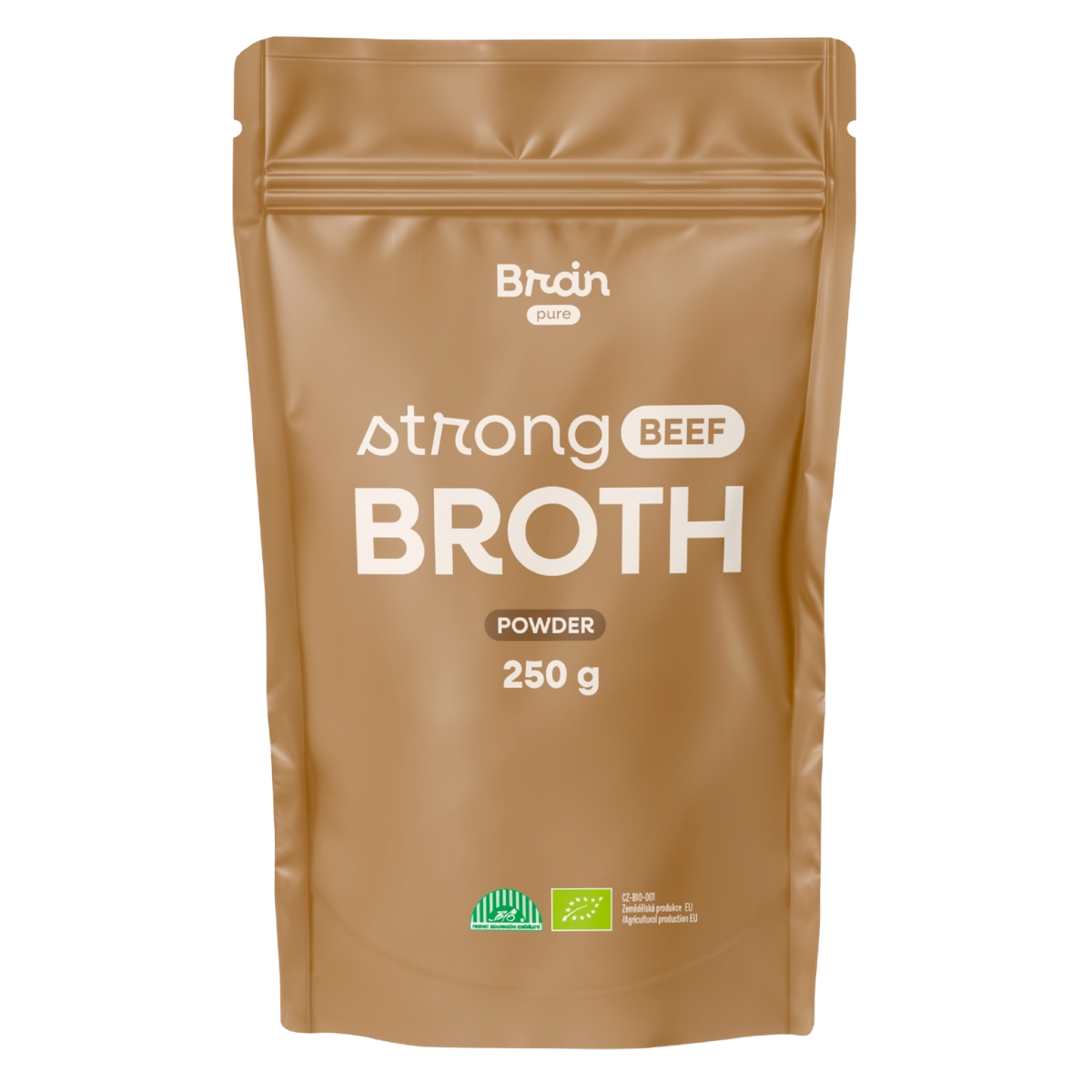 BrainMax Pure Strong Beef Broth, Grass-fed, BIO, 250 g
