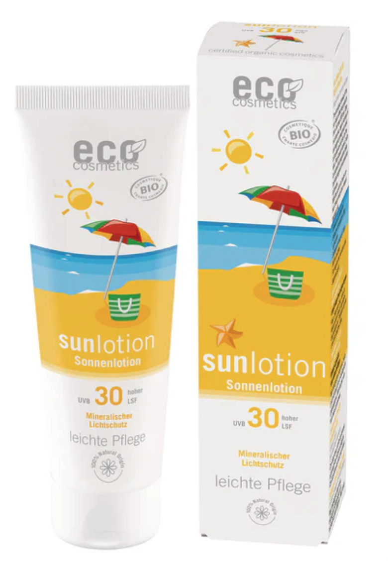 Eco Cosmetics Sun Lotion, opalovací mléko SPF 30, BIO, 125 ml