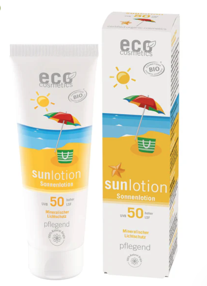 Eco Cosmetics Sun Lotion, opalovací mléko SPF 50, BIO, 125 ml