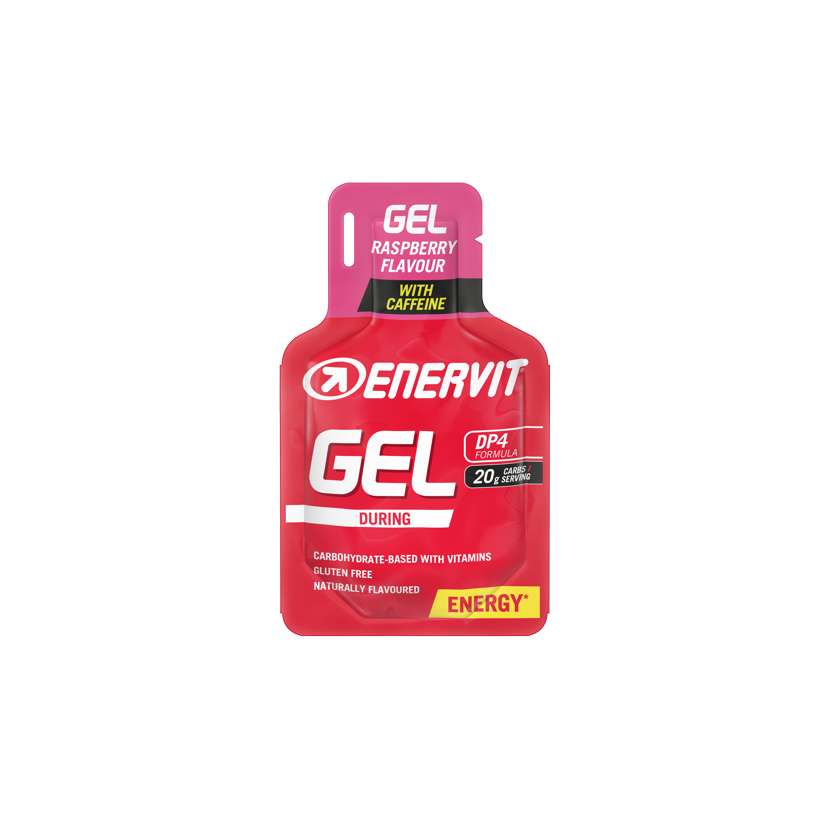 Enervit Gel s kofeinem, malina, 25 ml
