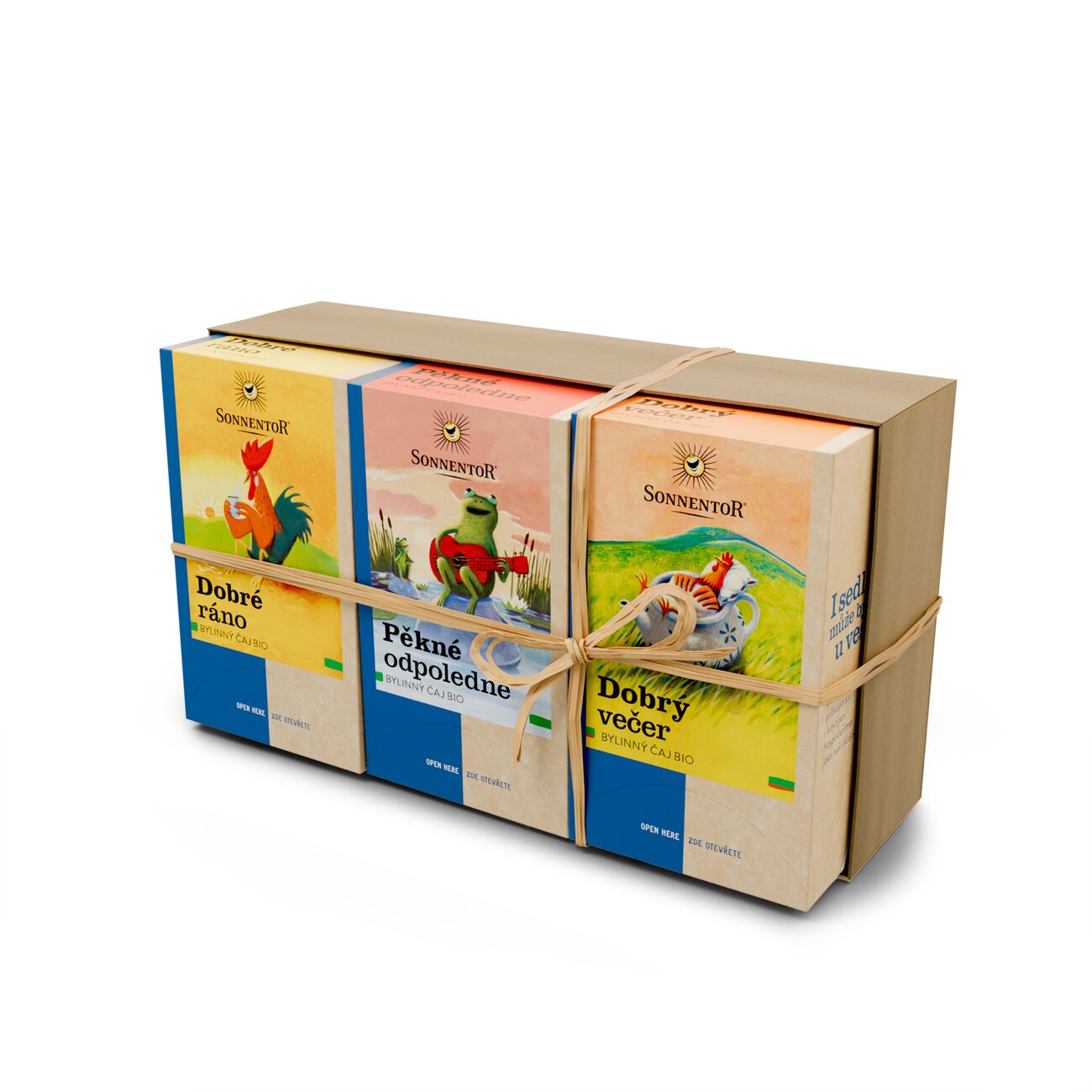 Sonnentor Dárkové balení 3 čajů – Hezký den BIO