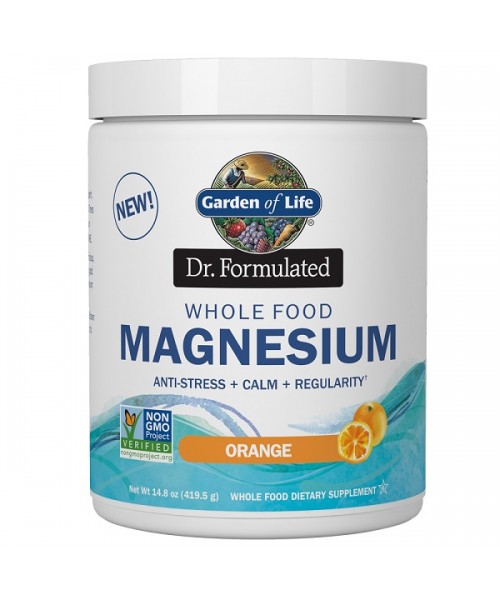 Garden of Life - Magnesium Dr. Formulated (hořčík - pomeranč) 419g Obrázek