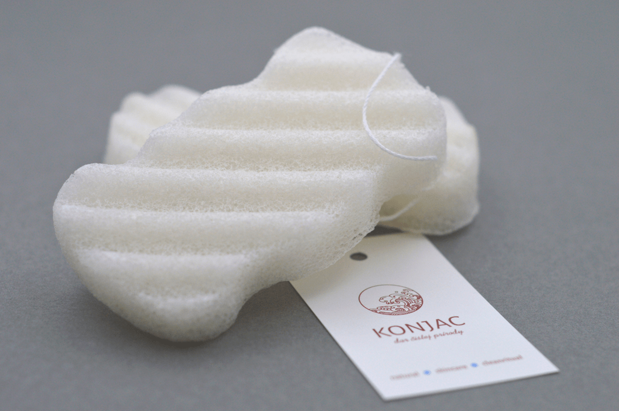 Konjac - Bílá houbička tělová Obrázek