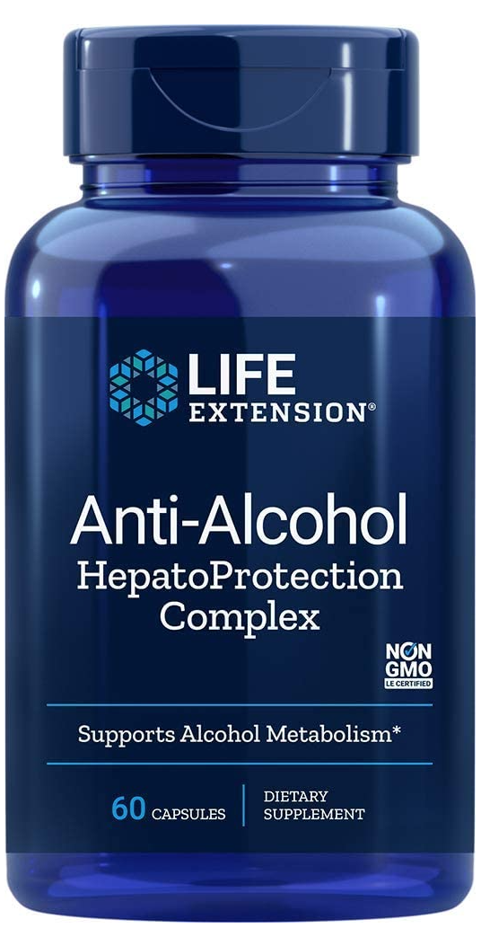 Life Extension Anti-Alcohol Complex, 60 kapslí