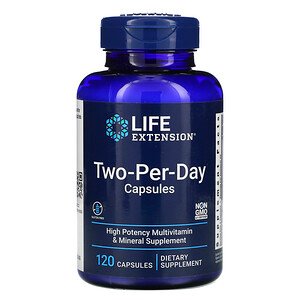 Life Extension Two Per Day multivitamín, 120 kapslí Obrázek