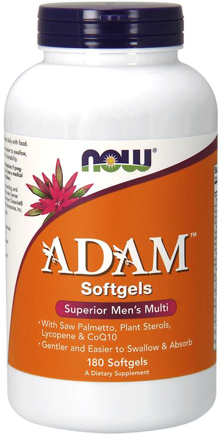 Now® Foods NOW Adam, Multivitamin pro muže, 180 softgels Obrázek
