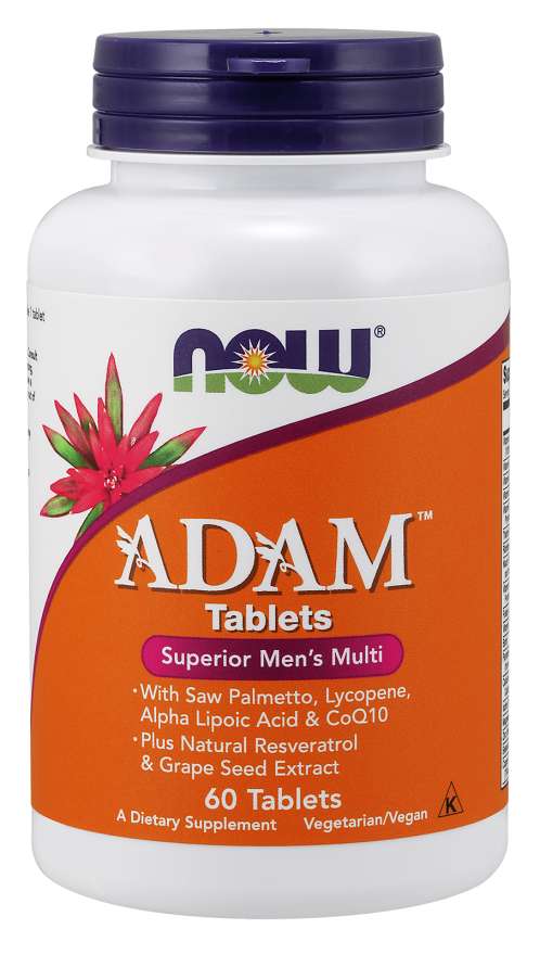 Now® Foods NOW Adam, Multivitamin pro muže, 60 tablet Obrázek