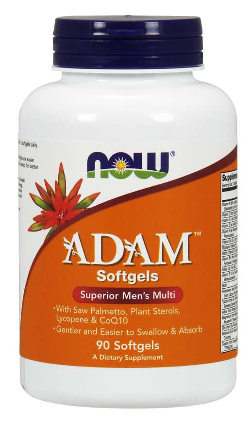 Now® Foods NOW Adam, Multivitamin pro muže, 90 softgels Obrázek