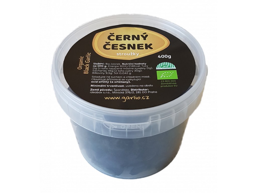 Garlio Bio černý česnek 400g plast Obrázek