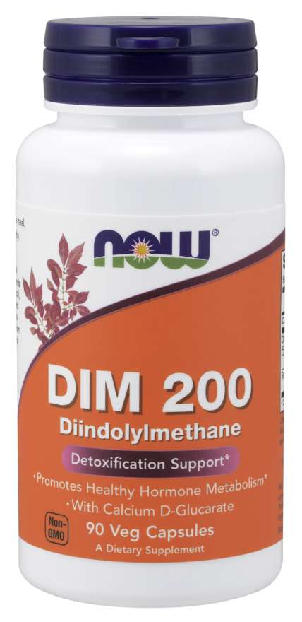 Now® Foods NOW DIM 200 Diindolylmethane, 90 rostlinných kapslí Obrázek