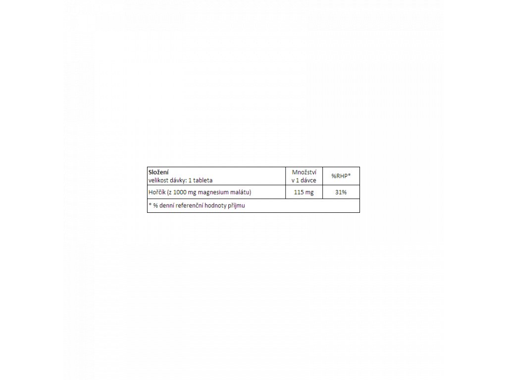 Now® Foods NOW Magnesium Malate, 180 tablet Obrázek