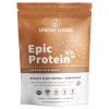 Sprout Living Epic fehérje, csokoládé és maca, 456 g  Komplex fehérjekeverék