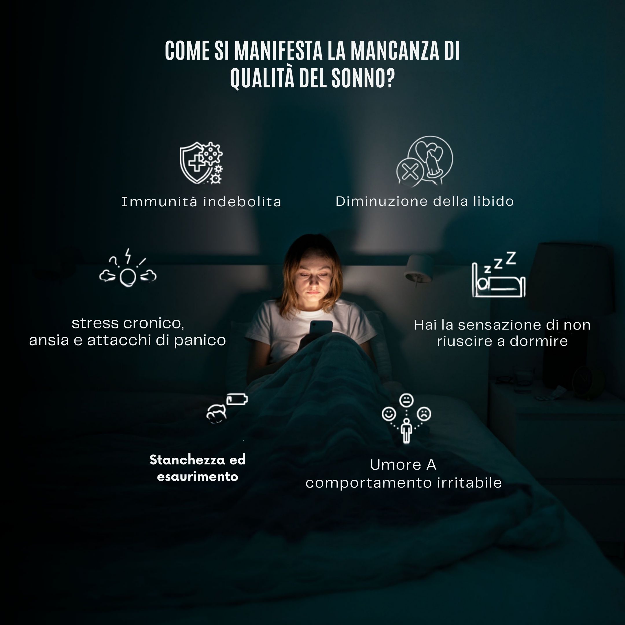 (Italština) Nedostatok spánku