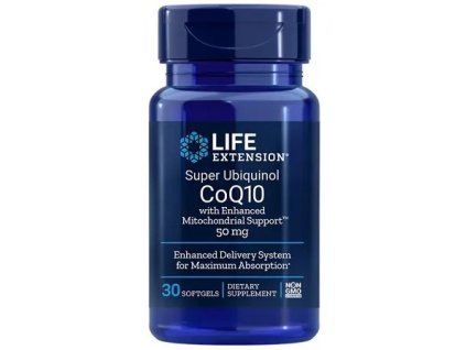 life extension super ubiquinol coq10 with enhanced mitochondrial support 50 mg 30 kapsli original
