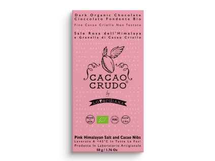 dark himalayan pink salt and criollo cacao nibs