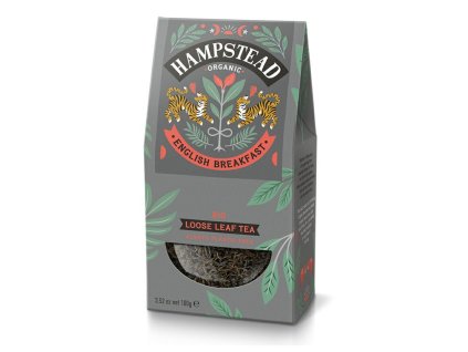 Hampstead Tea London BIO English Breakfast sypany cerny caj 100g