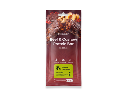 Brainmax beef cashew bar chilli
