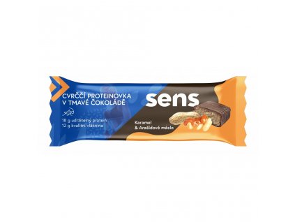 15405 sens cvrcci proteinovka v tmave cokolade karamel arasidove maslo 60 g