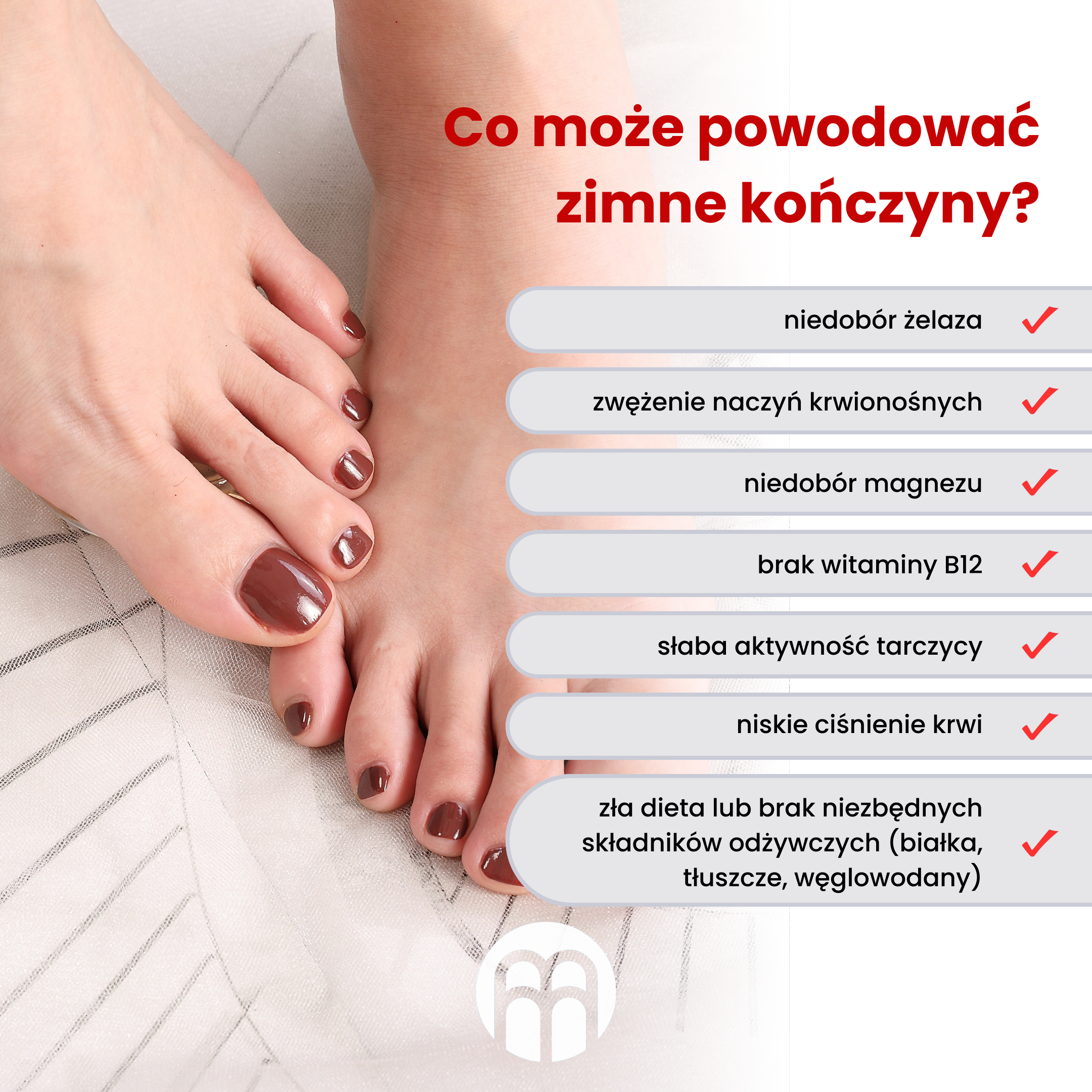 Dokuczają Ci zimne dłonie i stopy? Może brakuje ci niektórych witamin lub minerałów?