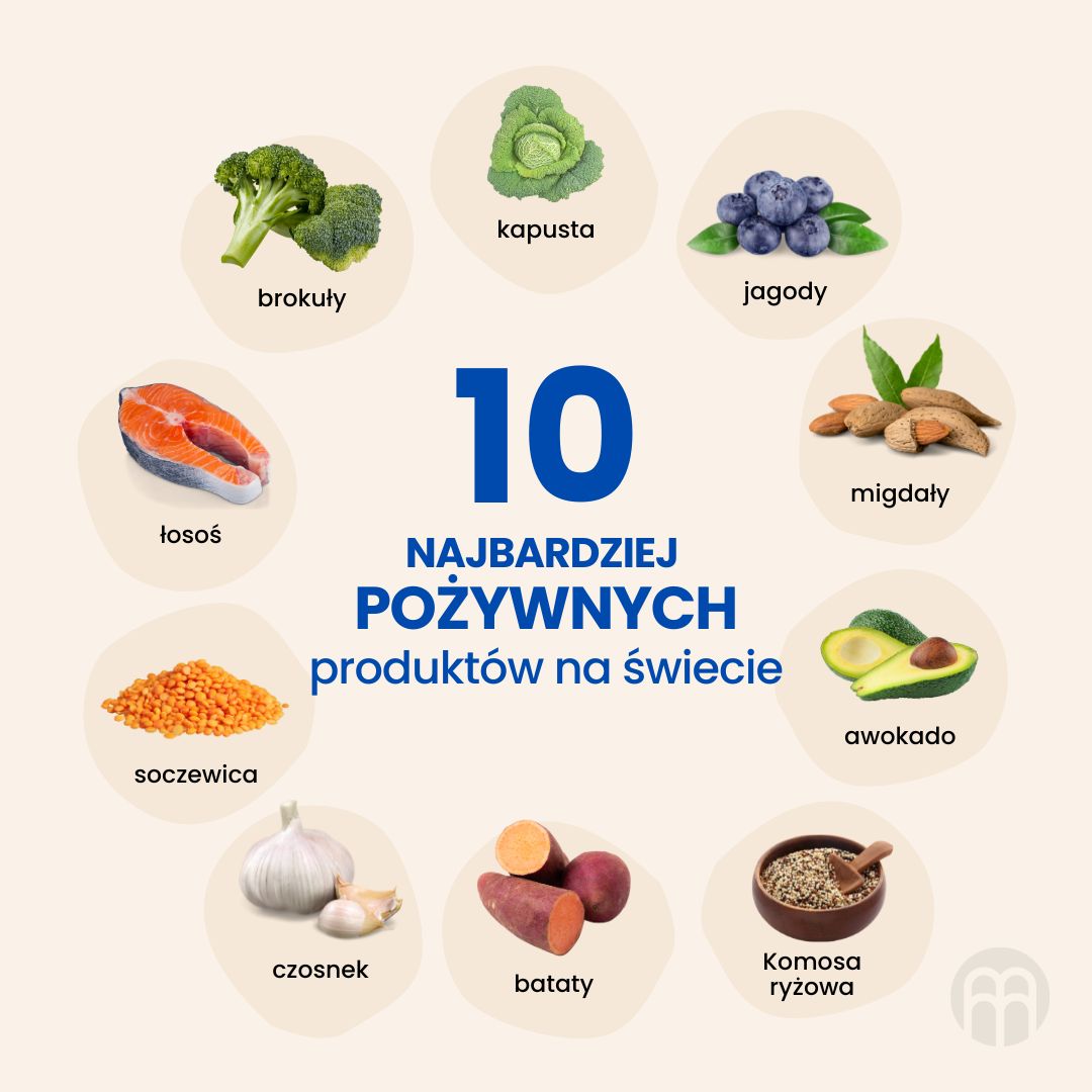 10 najbardziej pożywnych produktów na świecie