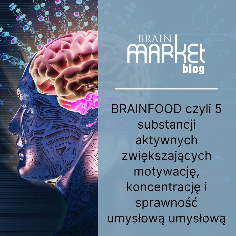 BRAINFOOD czyli 5 skutecznych substancji zwiększających motywację, koncentrację i wydajność umysłową