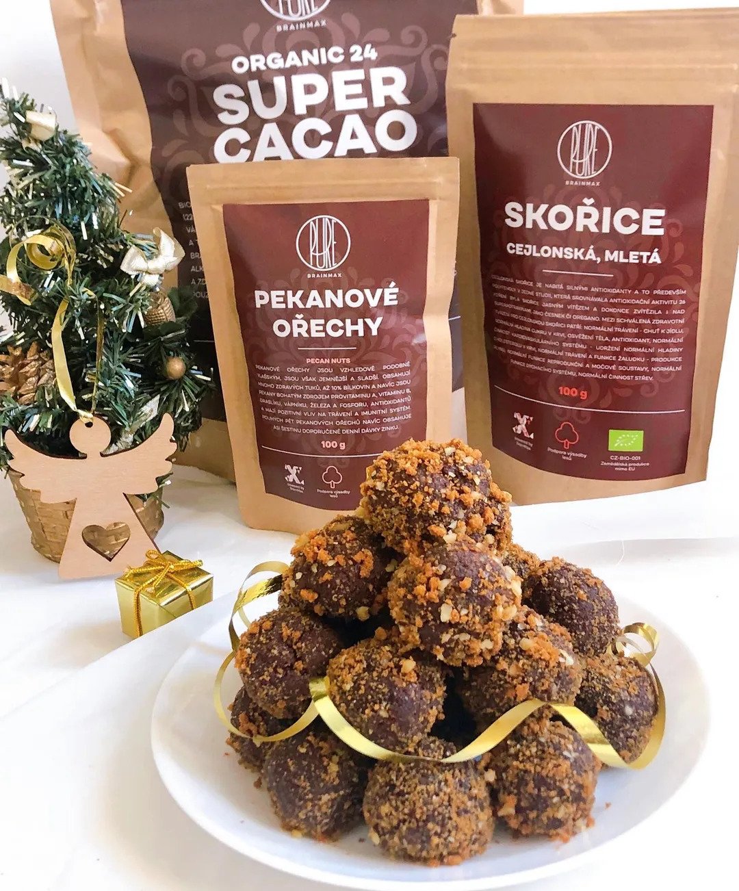 Miodowe kulki piernikowe