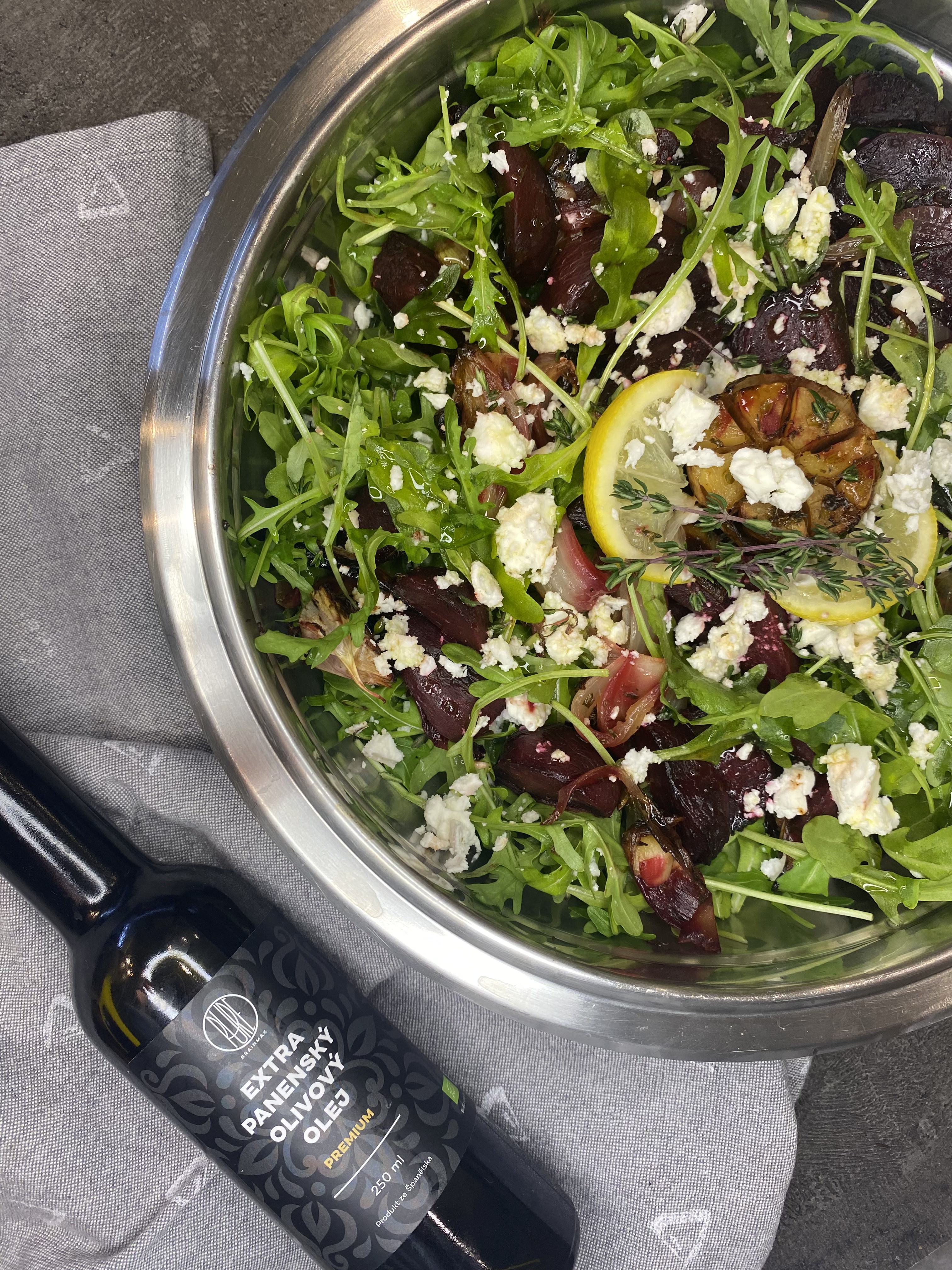 Sałatka z pieczonych buraków