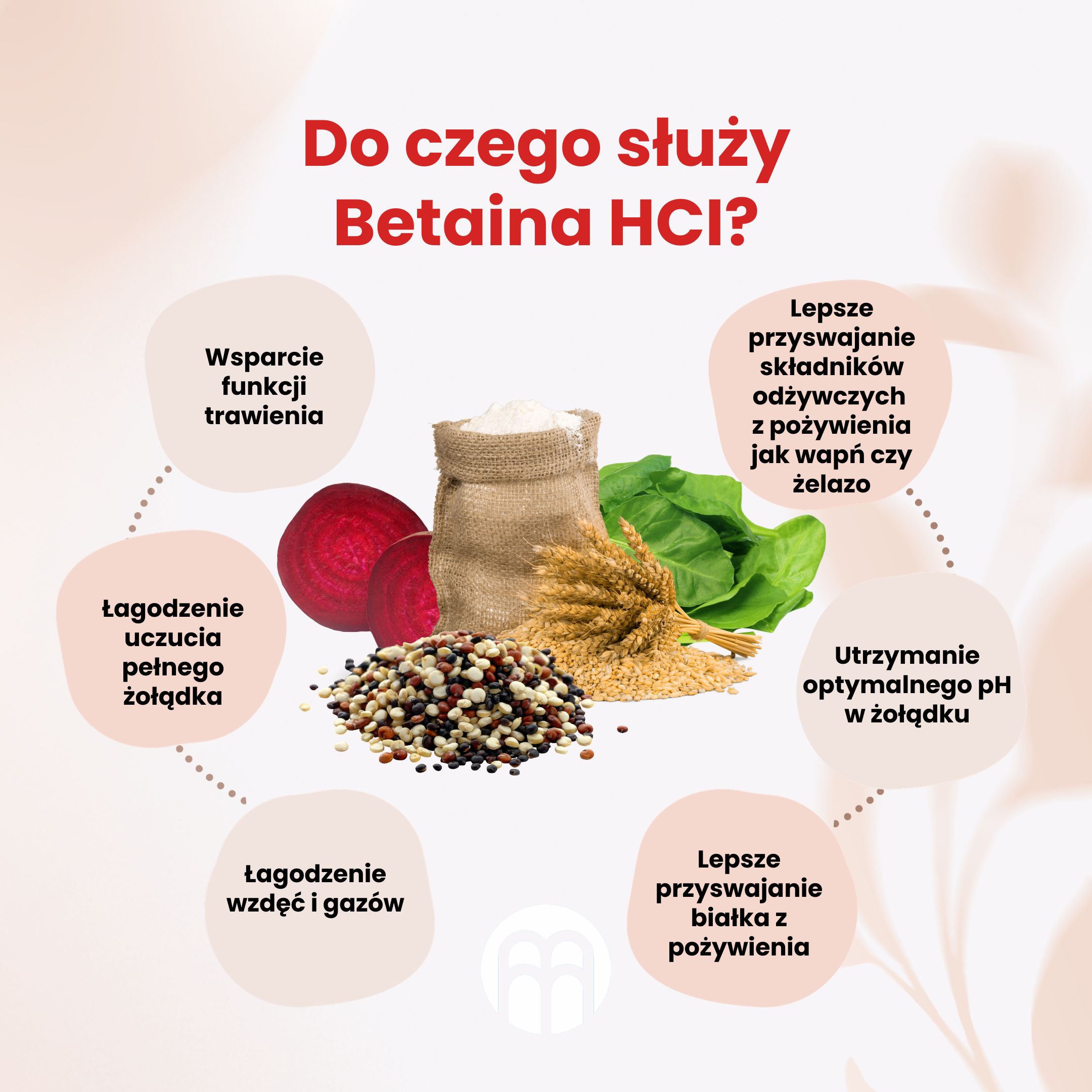 Co to jest Betaina? Enzym wspierający trawienie. 