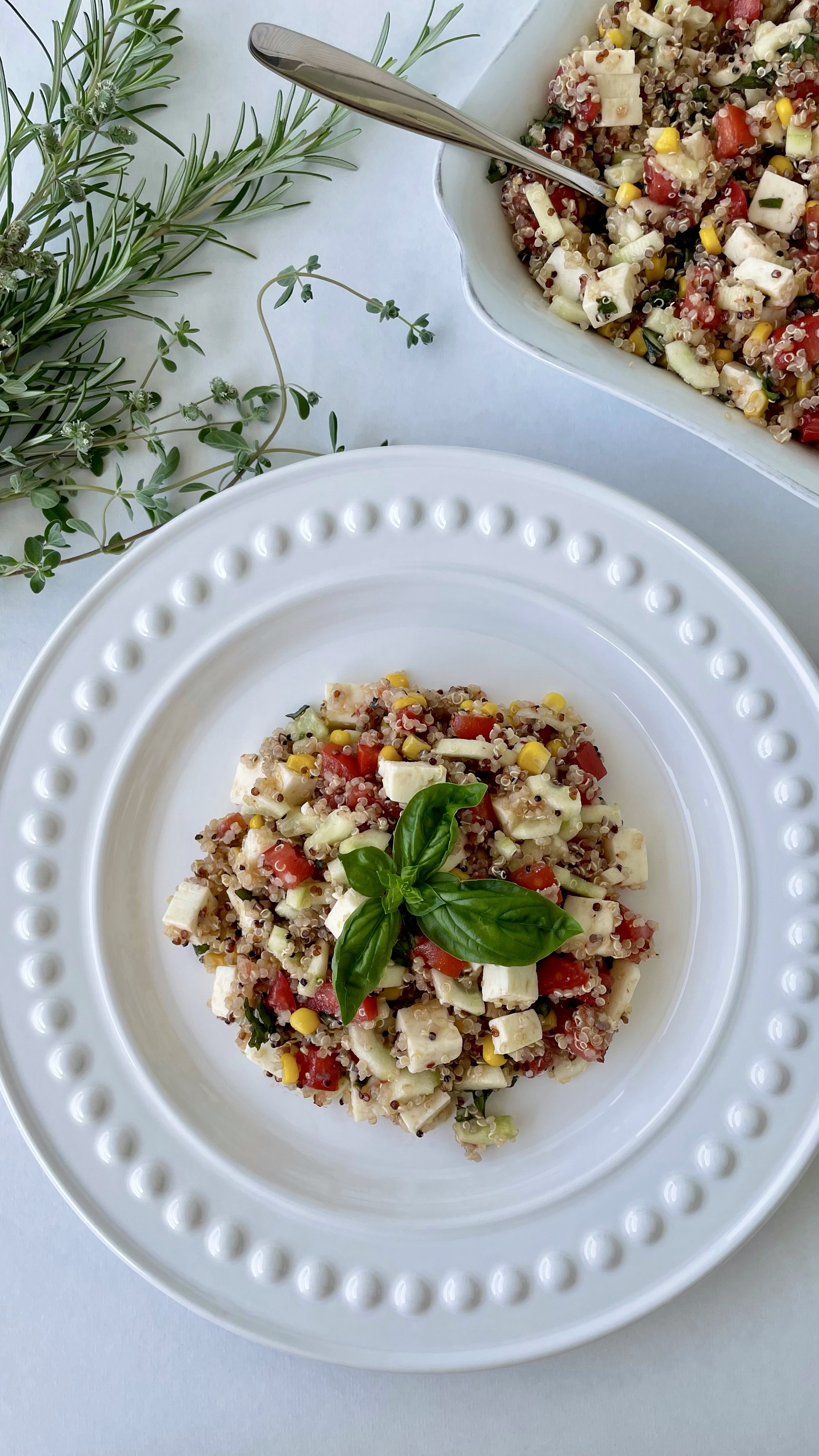 Sałatka z komosą na zimno