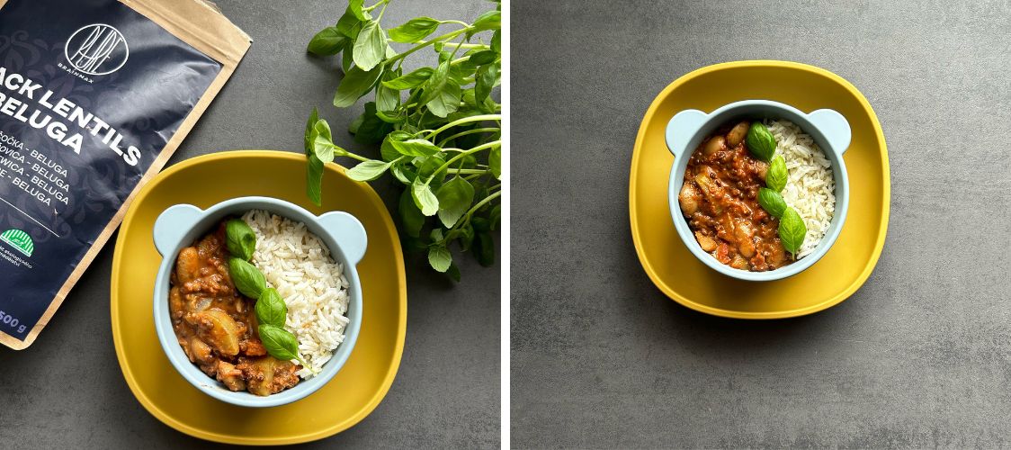 Mieszanka warzywna z soczewicą Beluga