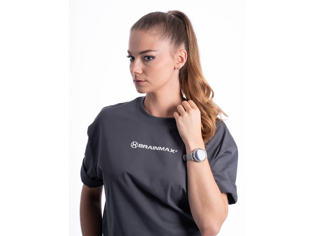 BrainMax oversized triko & kraťasy set, tmavě šedá Velikost: XL Obrázek