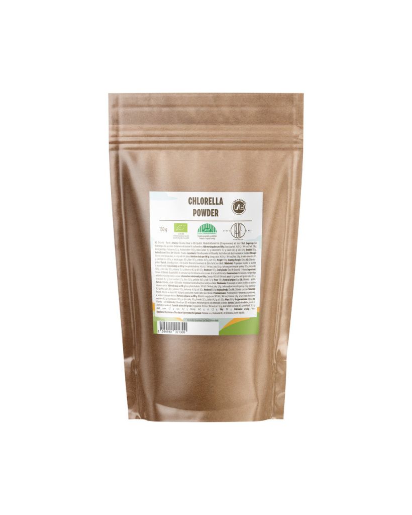 Хлорелла в порошке BrainMax Pure Chlorella Powder, органическая, 150 г