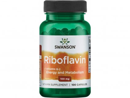 1679 swanson riboflavin vitamin b 2 100 mg 100 kapsli