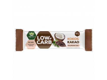 35541 topnatur low carb tycinka kokos a kakao 40 g