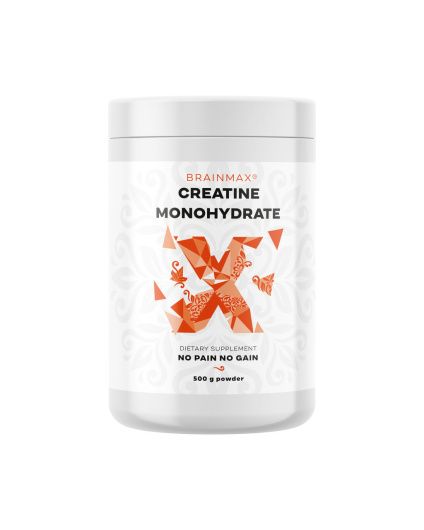 BrainMax Creatine® Monohydrate, Kreatyna monohydrat, 500 g