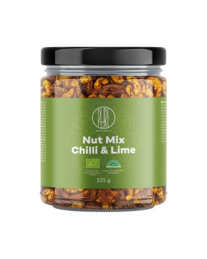 BrainMax Pure® Nut Mix - Chili & Limonka, BIO, 225 g