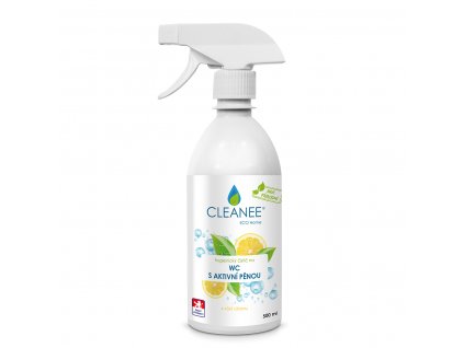 43359 cleanee eco hygienicky cistic wc s aktivni penou s vuni citronu 500 ml