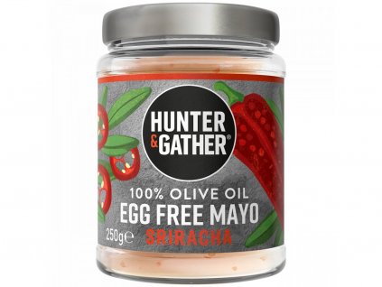 43785 hunter gather optimised olive oil egg free sriracha 250g (1)