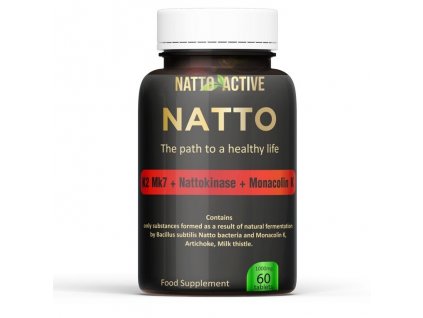 natto active natto k2 mk7 nattokinase monacolin k 60 tablets