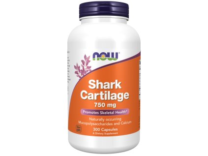 49687 now shark cartilage zraloci chrupavka 750 mg 300 kapsli