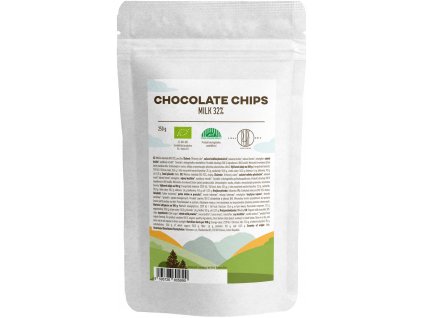 chocolate chips milk vizual