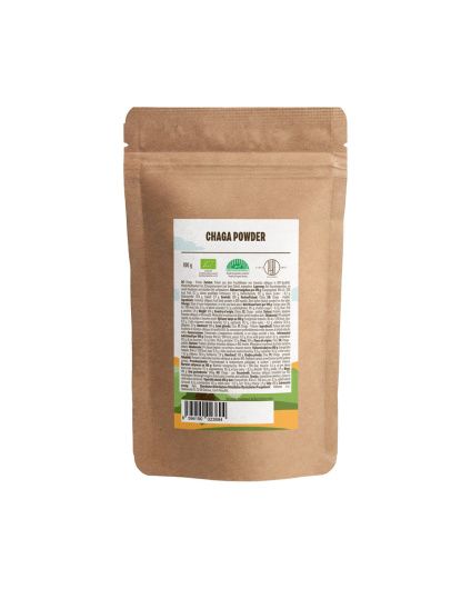 BrainMax Pure® Chaga w proszku, BIO 100g