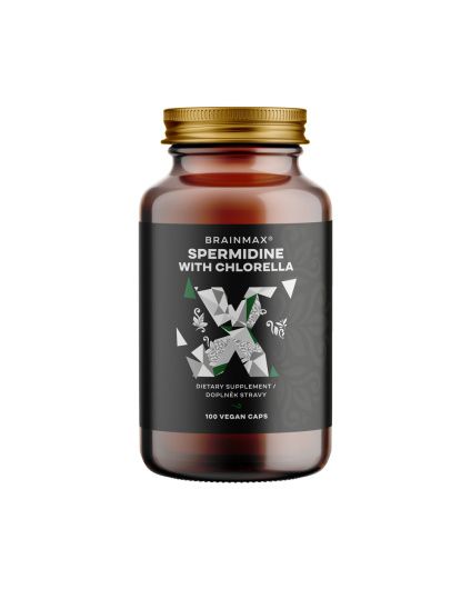BrainMax Spermidine Chlorella, 100 Kapsułek Roślinnych