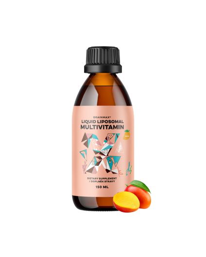 BrainMax KIDS Liquid Liposomal Multivitamin, Mango, 150 ml