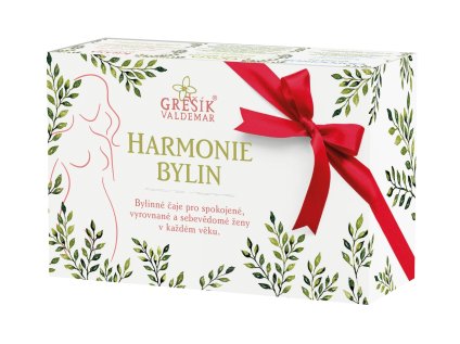 Grešík Gift trio Harmony of herbs  Zestaw do herbaty ziołowej dla kobiet