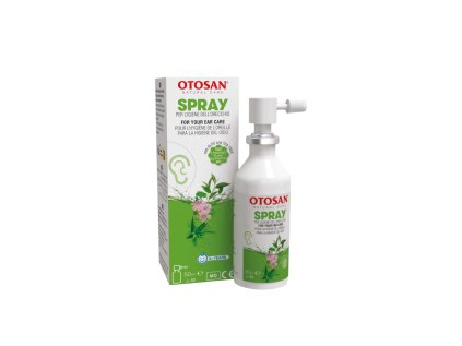 OTOSAN Spray do uszu z ekstraktami organicznymi, 50 ml  Z nagietkiem, rumiankiem, malwą i aloesem