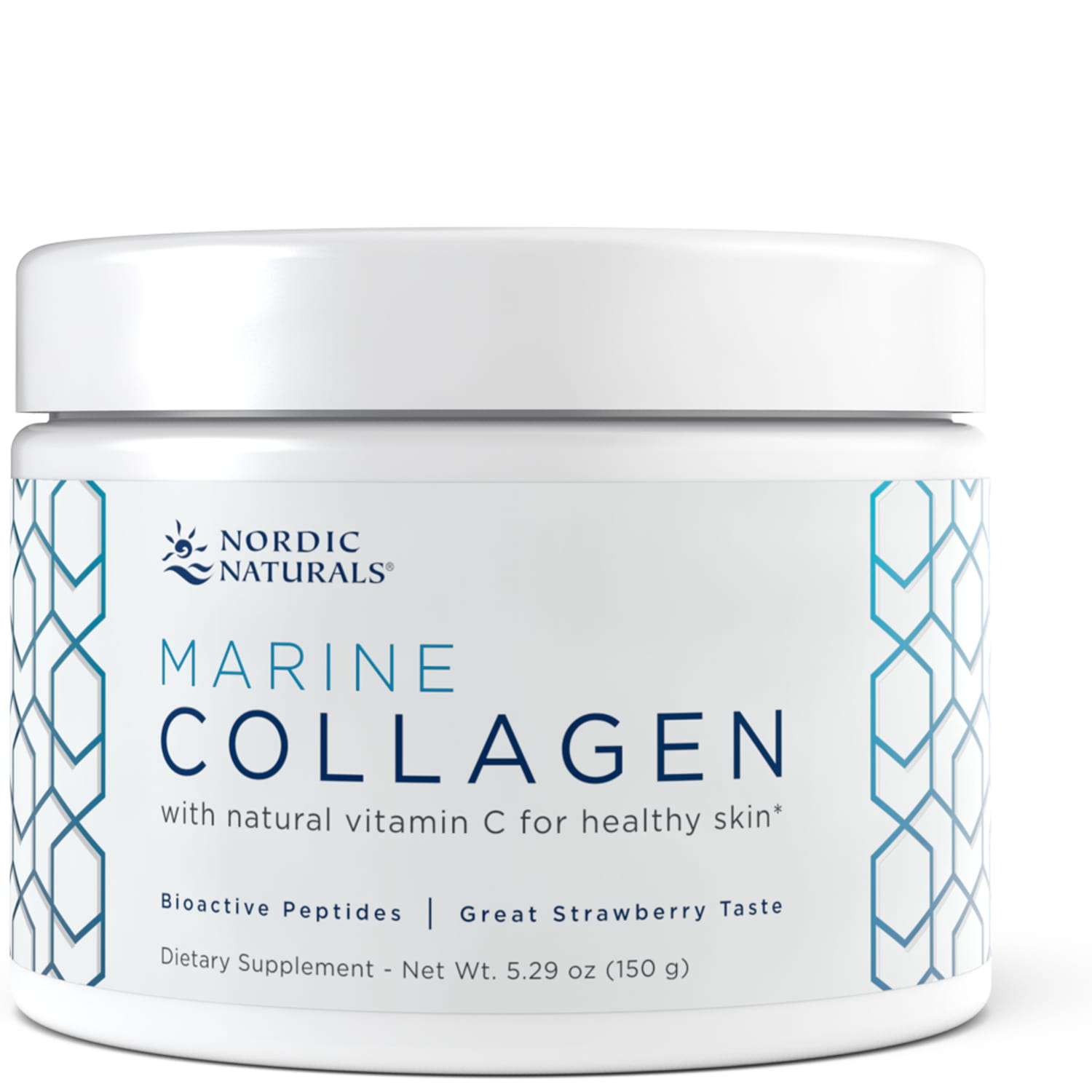 Nordic Naturals Marine Collagen (mořský kolagen), Jahoda, 150 g